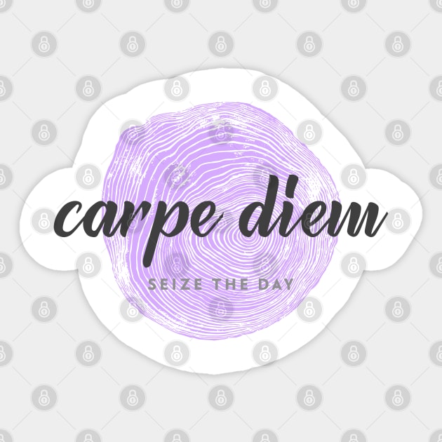 Carpe Diem Sticker by StoicChimp